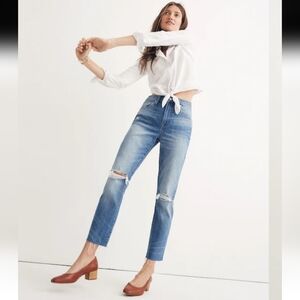 Madewell High-Rise Slim Boyjean